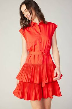 Style 1-1327951190-892 current air Red Size 8 Free Shipping High Neck Cap Sleeve Cocktail Dress on Queenly