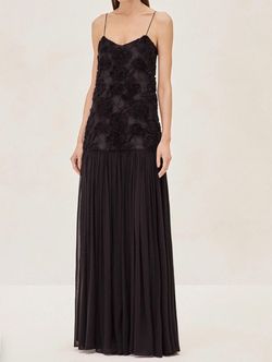 Style 1-1489689155-149 ALEXIS Black Size 12 Floor Length Straight Dress on Queenly