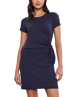 Style 1-1760705674-70 Velvet by Graham & Spencer Blue Size 0 Straight Sleeves Cocktail Dress on Queenly