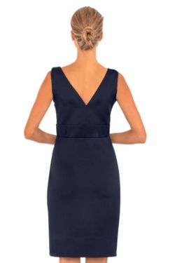 Style 1-1773821239-70 GRETCHEN SCOTT Blue Size 0 Summer Polyester Cocktail Dress on Queenly