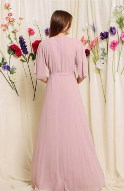 Style 1-2005046247-149 SOIEBLU Pink Size 12 Free Shipping Plus Size Straight Dress on Queenly