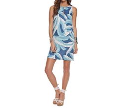 Style 1-2055766777-70 Island Company Blue Size 0 Mini Sorority Straight Cocktail Dress on Queenly