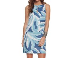 Style 1-2055766777-70 Island Company Blue Size 0 Mini Sorority Straight Cocktail Dress on Queenly