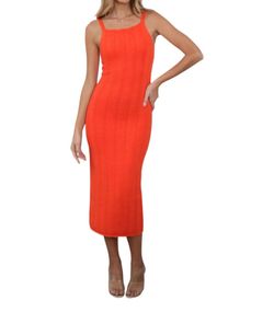 Style 1-2123411322-74 Amanda Uprichard Orange Size 4 1-2123411322-74 Tall Height Spandex Cocktail Dress on Queenly