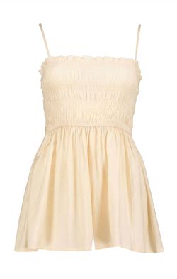 Style 1-2134650578-892 bishop + young Nude Size 8 Mini Jumpsuit Dress on Queenly