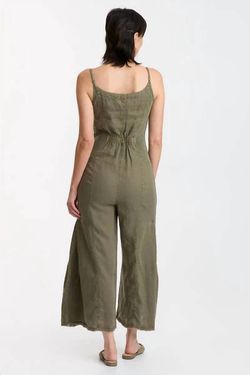 Style 1-2348010246-70 XCVI Green Size 0 1-2348010246-70 Pockets Jumpsuit Dress on Queenly