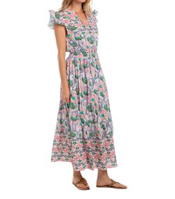 Style 1-24589702-892 Bindu Pink Size 8 Military Polyester Straight Dress on Queenly