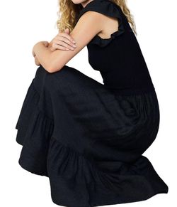 Style 1-2469912628-149 current air Black Size 12 Tall Height Mini Ruffles Wednesday Cocktail Dress on Queenly