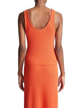 Style 1-2535162227-892 Vince Orange Size 8 Tall Height Polyester Spandex Cocktail Dress on Queenly