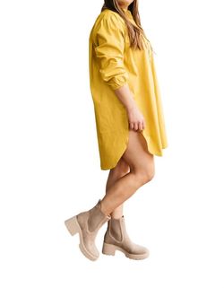 Style 1-2621016999-892 DELUC Yellow Size 8 Summer Free Shipping Casual Cocktail Dress on Queenly