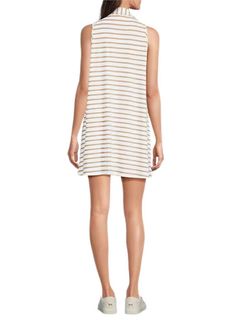 Style 1-2685196770-70 JUDE CONNALLY Nude Size 0 Mini High Neck Spandex Sorority Straight Cocktail Dress on Queenly