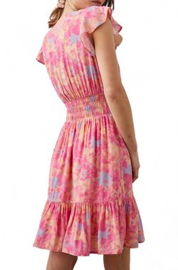 Style 1-2743673118-149 Rails Pink Size 12 Free Shipping Cap Sleeve Print Cocktail Dress on Queenly