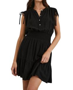 Style 1-2780819158-74 Rails Black Size 4 Summer Sleeves Cocktail Dress on Queenly