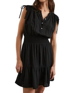 Style 1-2780819158-74 Rails Black Size 4 Sorority Rush Sleeves Mini Cocktail Dress on Queenly