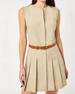 Style 1-3254581906-892 Cartolina Nantucket Nude Size 8 Free Shipping Belt Mini Jumpsuit Dress on Queenly