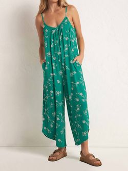 Style 1-3274533656-70 Z Supply Green Size 0 Spandex Flare Pockets 1-3274533656-70 Jumpsuit Dress on Queenly