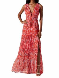 Style 1-3656527441-892 ASTR Red Size 8 Polyester Straight Dress on Queenly