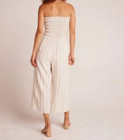 Style 1-3750049279-892 Bella Dahl Nude Size 8 Strapless Jumpsuit Dress on Queenly