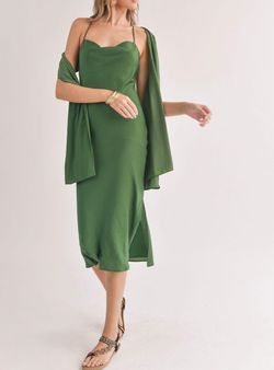 Style 1-445683771-70 Sadie & Sage Green Size 0 Mini 1-445683771-70 Spaghetti Strap Cocktail Dress on Queenly