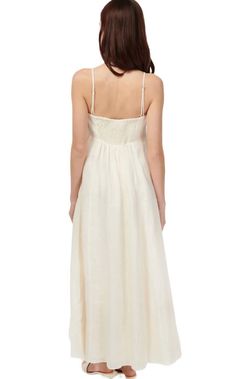 Style 1-666883638-70 Cami NYC White Size 0 Military Spaghetti Strap Straight Dress on Queenly