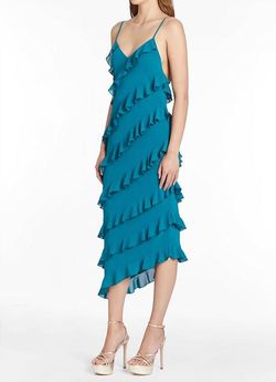 Style 1-813755974-74 Amanda Uprichard Blue Size 4 Free Shipping Polyester Cocktail Dress on Queenly