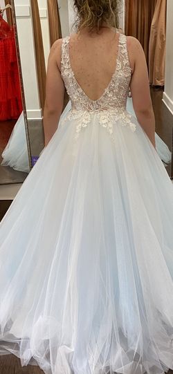 Jovani White Size 6 50 Off Floor Length Pageant Ball gown on Queenly