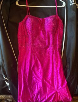 Pink Size 14 Side slit Dress on Queenly