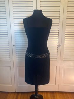 Adrianna Papell Black Size 6 Strapless Mini Nightclub Cocktail Dress on Queenly