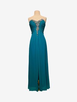 Blue Size 0 Straight Dress on Queenly