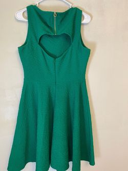 Calvin Klein Green Size 6 Floor Length Military Wedding Guest A-line Dress on Queenly