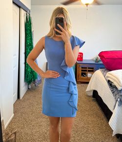 Blue Size 2 Cocktail Dress on Queenly