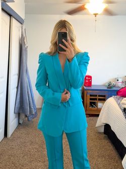 Blue Size 6 Jumpsuit Dress on Queenly