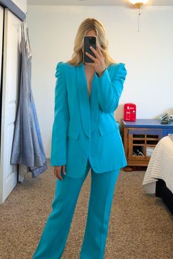 Blue Size 6 Jumpsuit Dress on Queenly