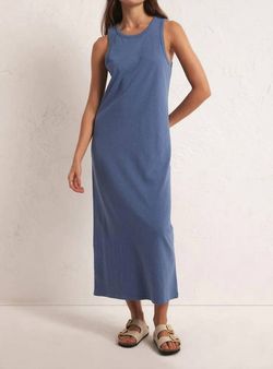 Style 1-1851403787-70 Z Supply Blue Size 0 Free Shipping 1-1851403787-70 High Neck Cocktail Dress on Queenly