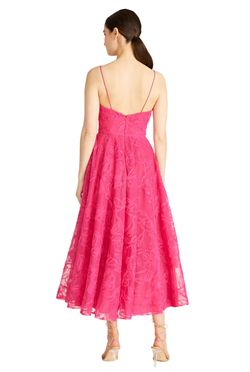 Style 1-1934457170-425 Monique Lhuillier Pink Size 8 Embroidery 50 Off Tulle Floral Cocktail Dress on Queenly