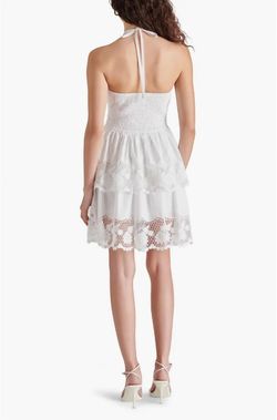 Style 1-2002955102-149 STEVE MADDEN White Size 12 Free Shipping Engagement Sorority Cocktail Dress on Queenly