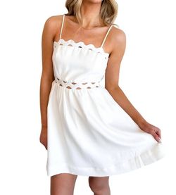 Style 1-2502174654-149 Main Strip White Size 12 Sorority Free Shipping Mini Prom Cocktail Dress on Queenly