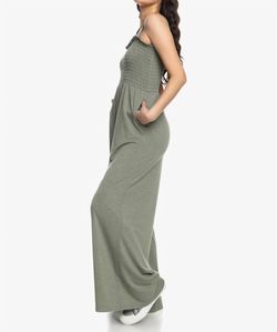 Style 1-277815388-892 ROXY Green Size 8 Straight Jumpsuit Dress on Queenly