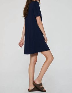 Style 1-2903723479-70 Another Love Blue Size 0 Tall Height Polyester Mini Sorority Cocktail Dress on Queenly