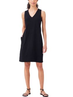 Style 1-2945770014-74 Nic + Zoe Black Size 4 V Neck Free Shipping Summer Cocktail Dress on Queenly