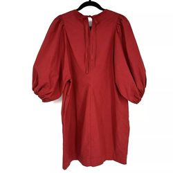 Style 1-3197643802-74 STATESIDE Red Size 4 Mini Sleeves Cocktail Dress on Queenly