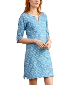 Style 1-3199014809-149 Hatley Blue Size 12 Sleeves Mini Cocktail Dress on Queenly