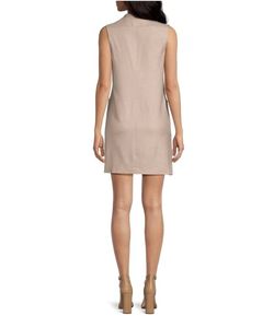 Style 1-3775231030-1498 Trina Turk Nude Size 4 Pockets Cocktail Dress on Queenly