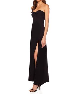 Style 1-401119733-74 Susana Monaco Black Size 4 Spandex 1-401119733-74 Straight Dress on Queenly