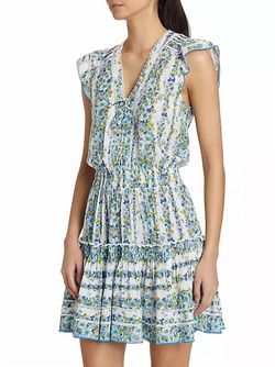 Style 1-4088453745-149 Poupette St Barth Green Size 12 Summer Free Shipping Cocktail Dress on Queenly