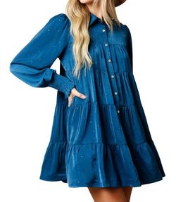 Style 1-4287128406-149 Peach Love Blue Size 12 Sorority Long Sleeve Free Shipping Mini Cocktail Dress on Queenly