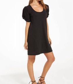 Style 1-780605910-70 Z Supply Black Size 0 Sorority Rush Sleeves Mini Cocktail Dress on Queenly