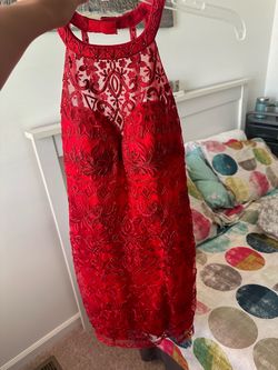 Ellie Wilde Red Size 6 Prom 50 Off Cocktail Dress on Queenly