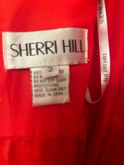 Sherri Hill Red Size 2 Jersey Ball gown on Queenly