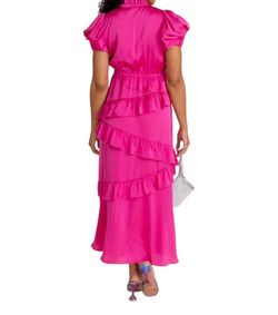 Style 1-2488314363-892 Alden Adair Pink Size 8 High Neck Military Polyester Straight Dress on Queenly